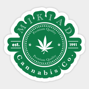 mikiad // Cannabis Co. Sticker